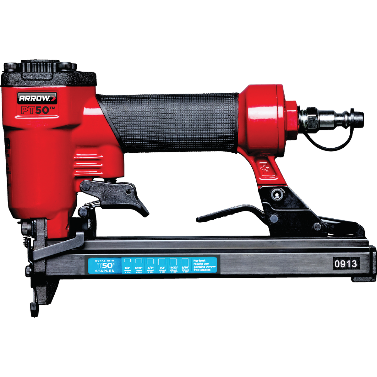Arrow PT50 20-Gauge 3/8 In. Crown 9/16 In. Finish Stapler Image 3