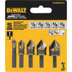 DEWALT Black & Gold High Speed Steel Countersink Twist Drill Bit Set (5-Piece) Image 1