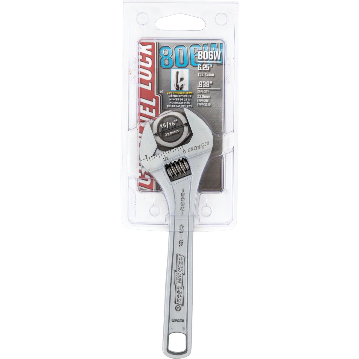 Channellock 6 In. Adjustable Wrench Image 2
