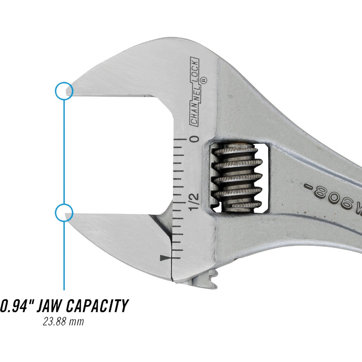 Channellock 6 In. Adjustable Wrench Image 3