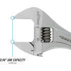 Channellock 6 In. Adjustable Wrench Image 3