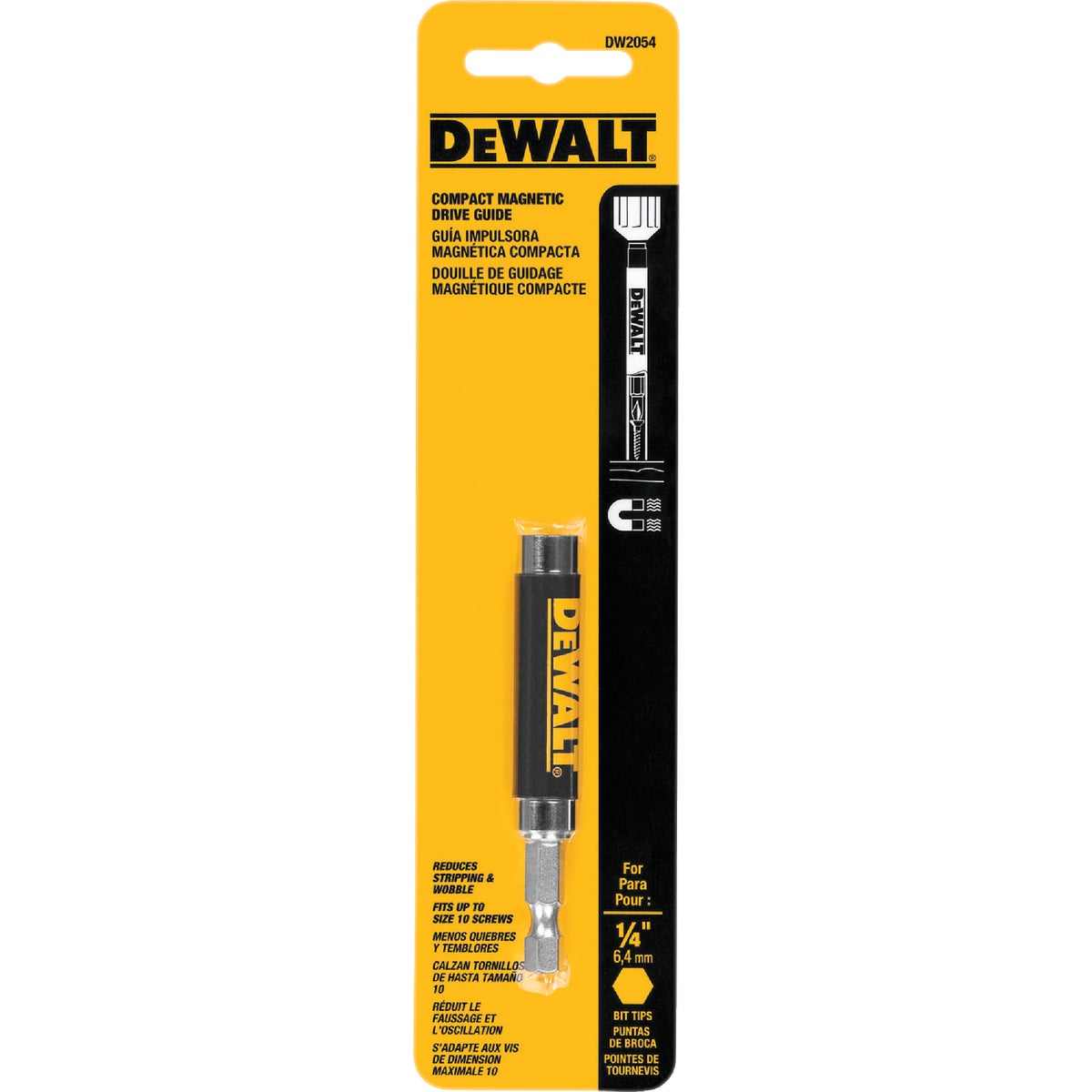 DEWALT 1/4 In. Hex x 3 In. Magnetic Bit Holder Image 3