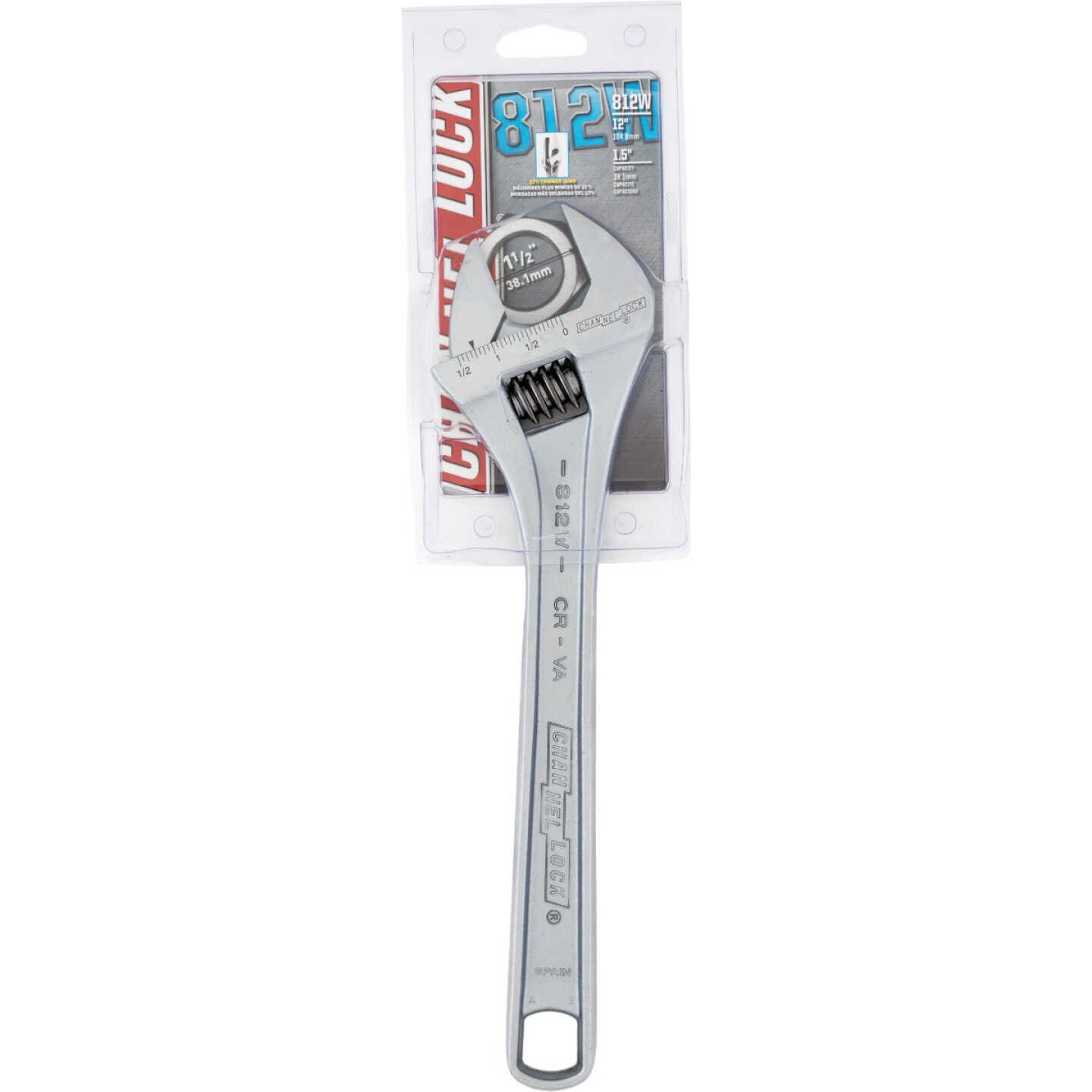 Channellock 12 In. Adjustable Wrench Image 3