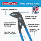 Channellock Griplock 9-1/2 In. V-Jaw Groove Joint Pliers Image 2