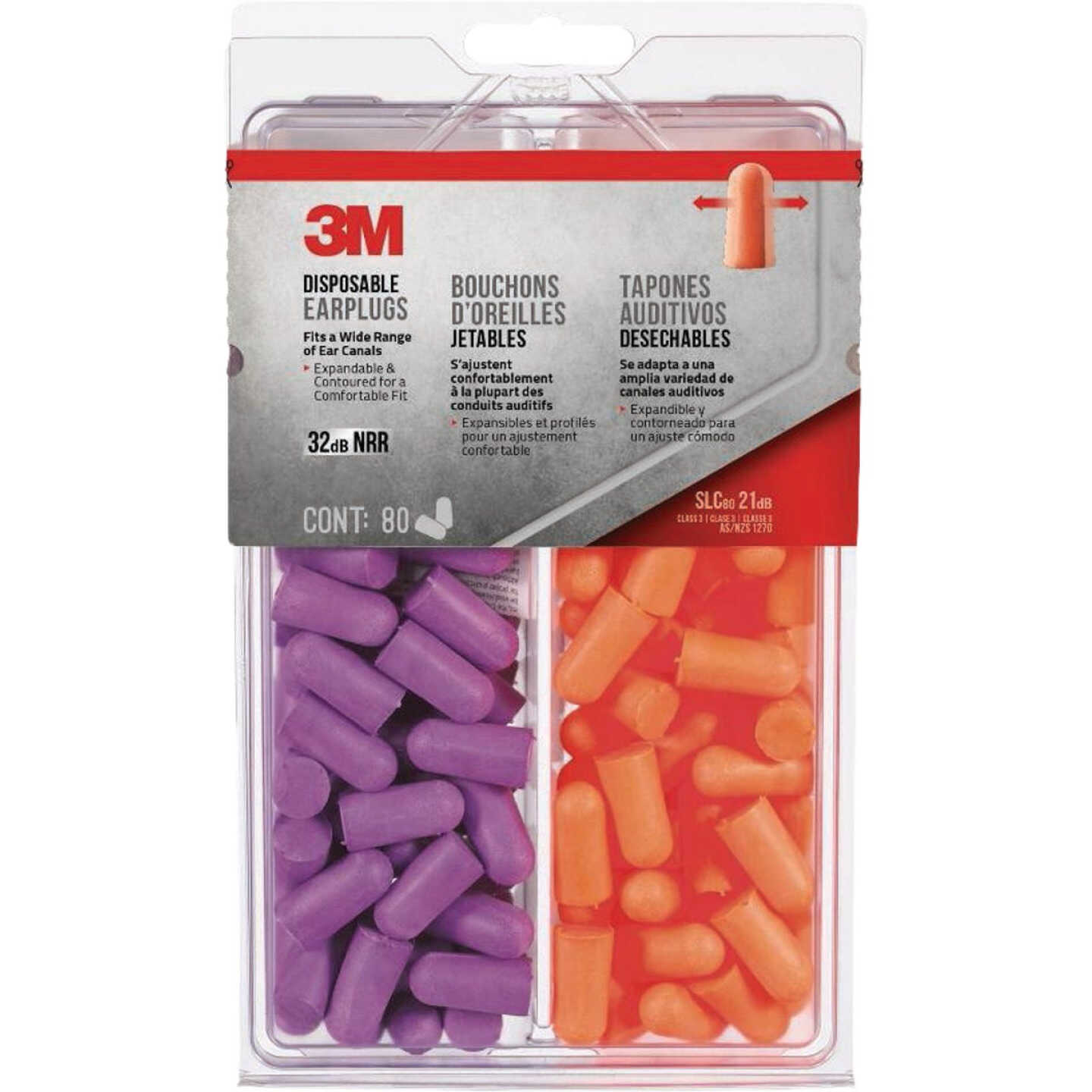 3M Disposable Earplugs (80-Pair) Image 1