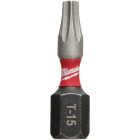 Milwaukee SHOCKWAVE T15 Torx 1 In. Insert Impact Screwdriver Bit (Bulk) Image 1