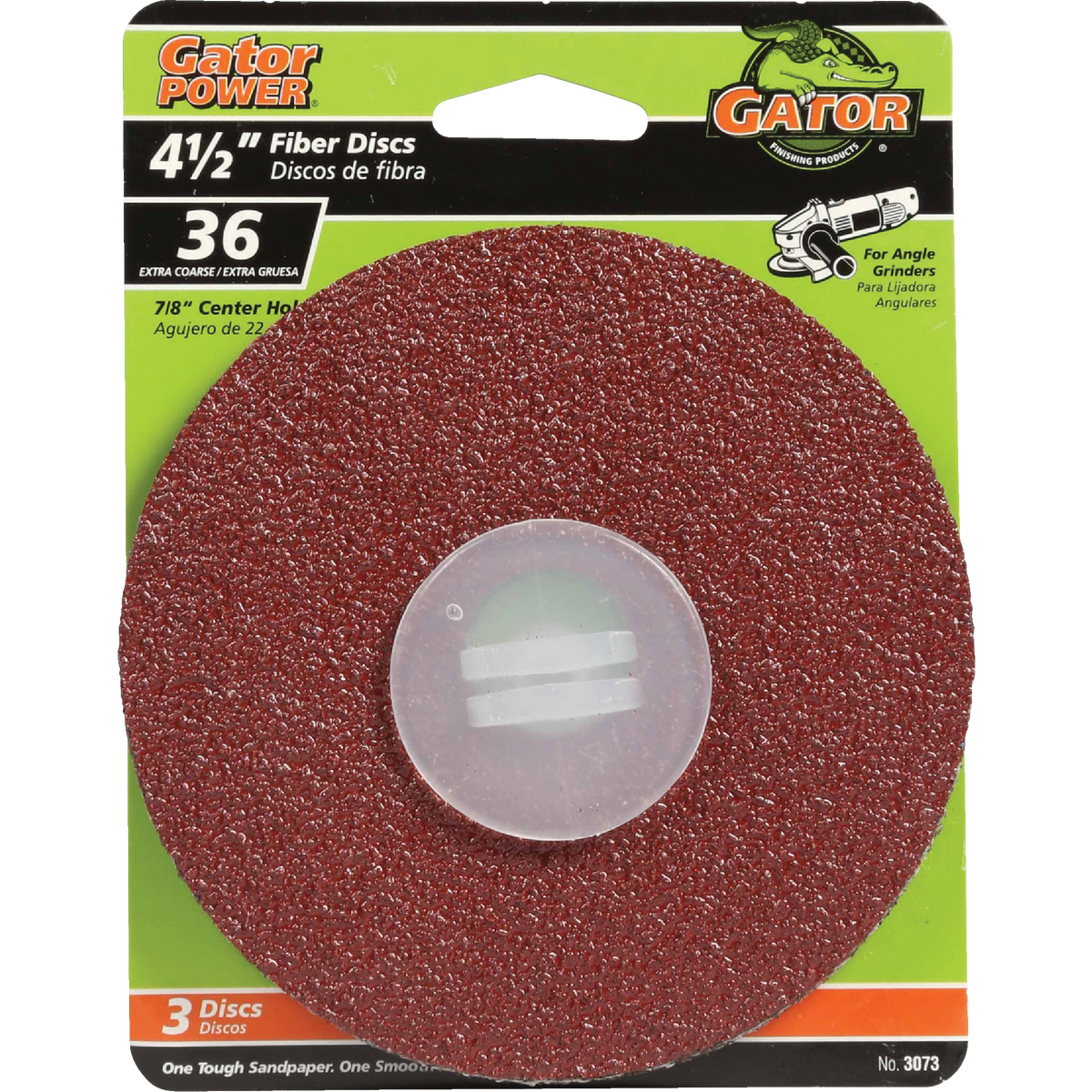 Gator Blade 4-1/2 In. 36 Grit Fiber Disc (3-Pack)