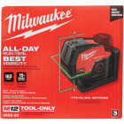 Milwaukee M12 Green Cross Line & Plumb Points Laser (Tool Only) Image 3