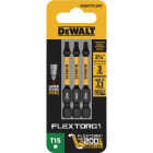 DEWALT FlexTorq 2 In. T15 TORX Impact Screwdriver Bit (3-Pack) Image 3