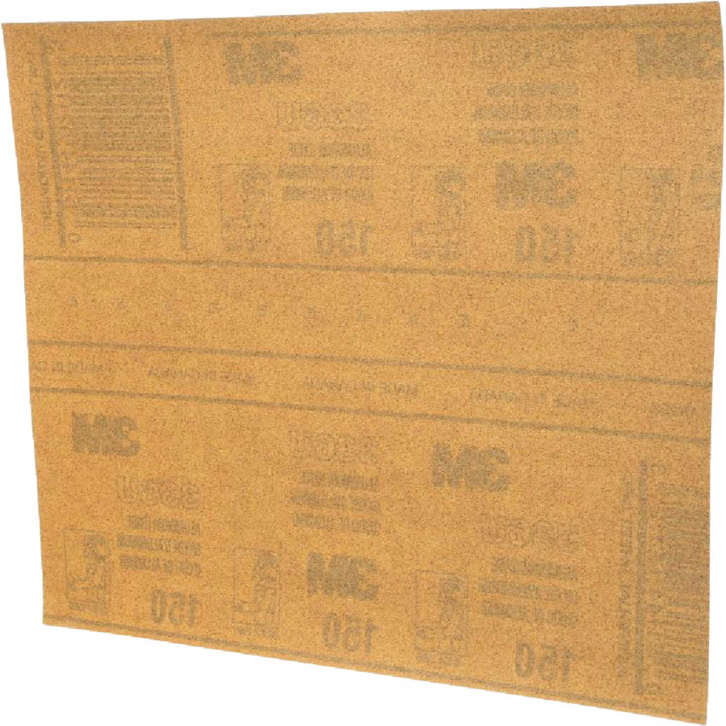3M General Purpose 9 In. x 11 In. Aluminum Oxide Fine Sandpaper, 100 Grit, (25-Pack) Image 5