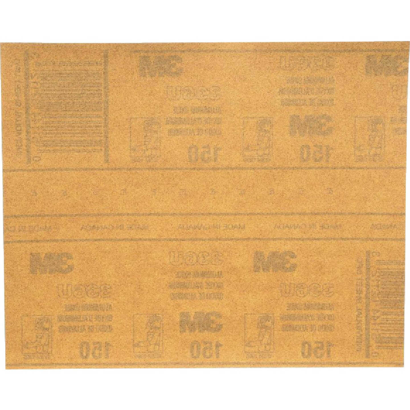 3M General Purpose 9 In. x 11 In. Aluminum Oxide Coarse Sandpaper, 60 Grit (20-Pack) Image 7