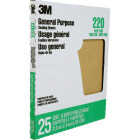 3M General Purpose 9 In. x 11 In. Aluminum Oxide Very Fine Sandpaper, 220 Grit (25-Pack) Image 5