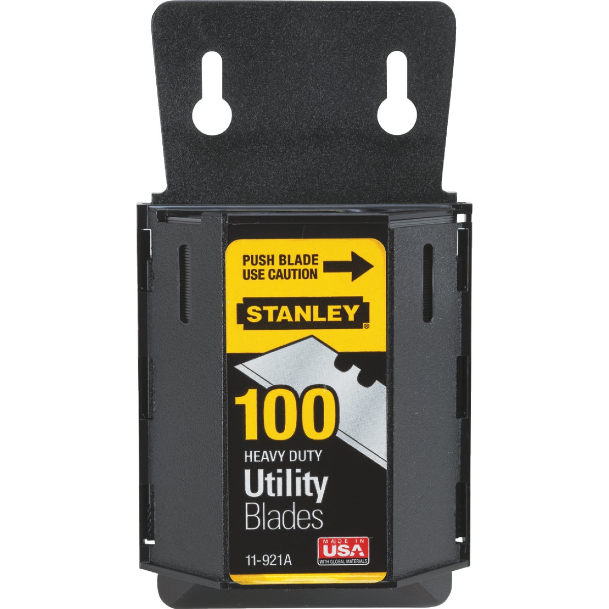 Stanley 2-Point Heavy-Duty 2-7/16 In. Utility Knife Blade (100-Pack) Image 1