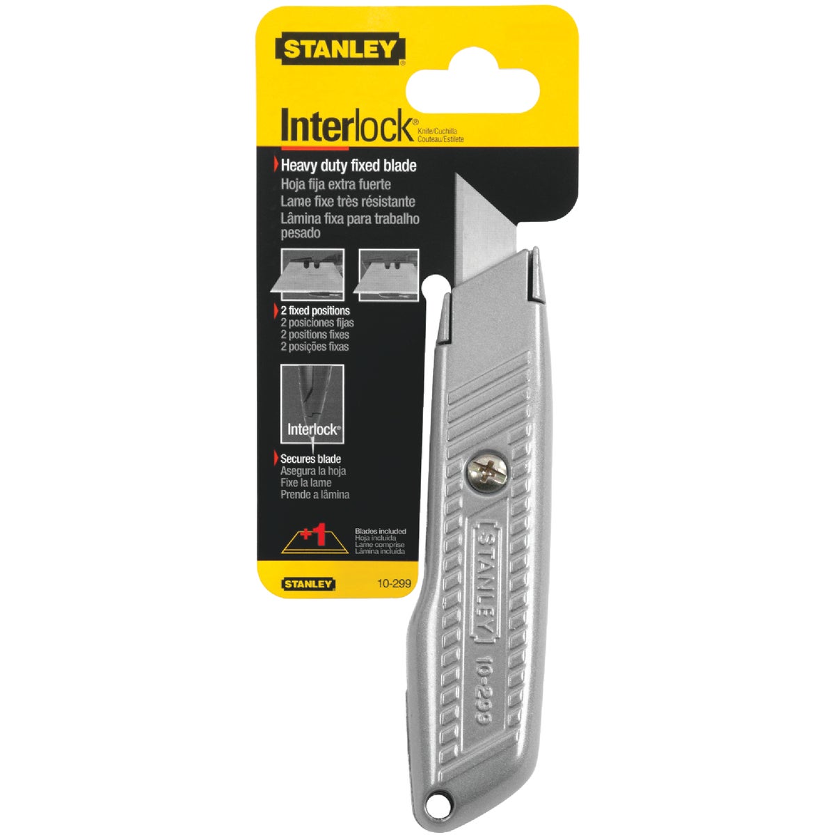 Stanley Interlock Fixed Straight Utility Knife Image 2