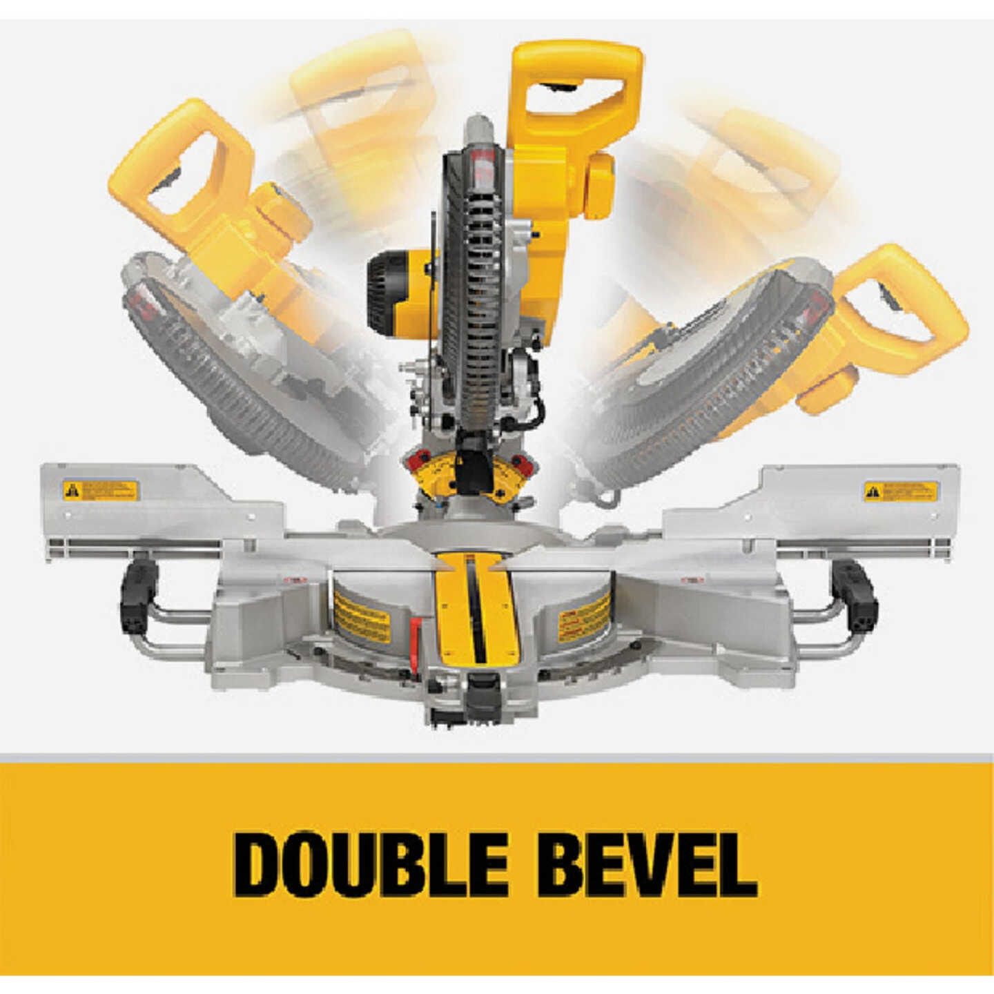 DEWALT 12 In. 15-Amp Dual-Bevel Sliding Compound Miter Saw Image 3