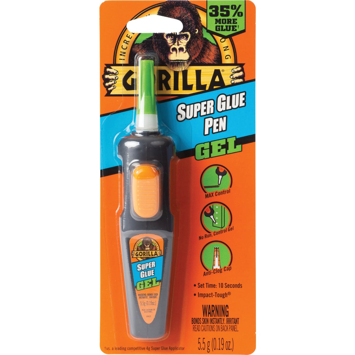 Gorilla 0.19 Oz. Super Glue Pen