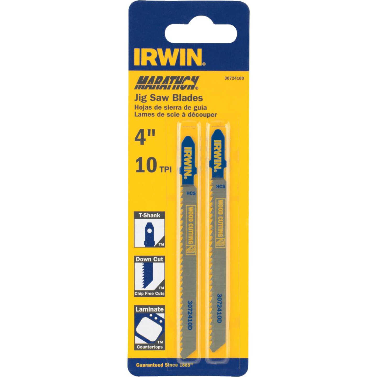 4" 10TPI T-SHANK BLADE Image 2