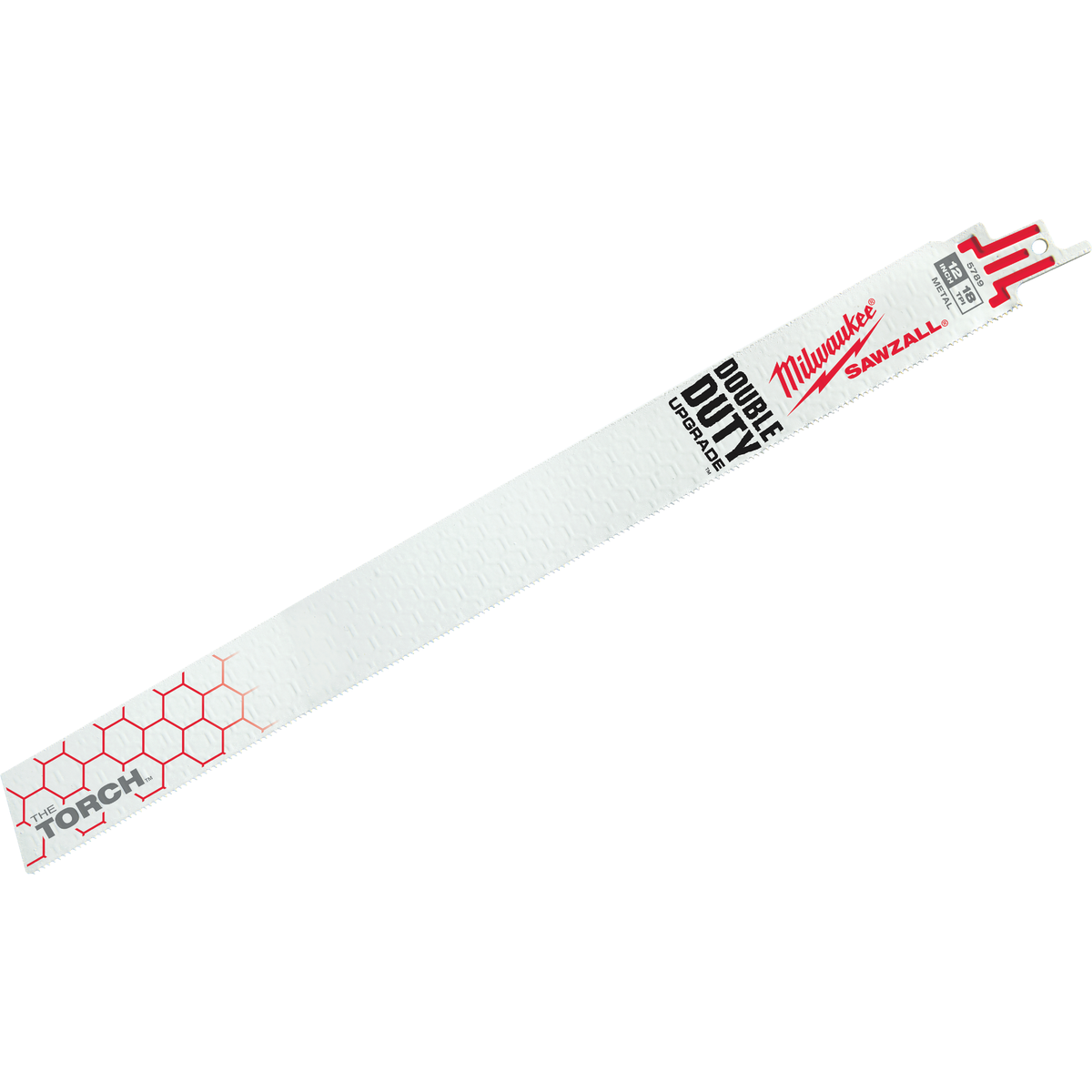 Milwaukee SAWZALL The TORCH 12 In. 18 TPI Metal Demolition Reciprocating Saw Blade (5-Pack)