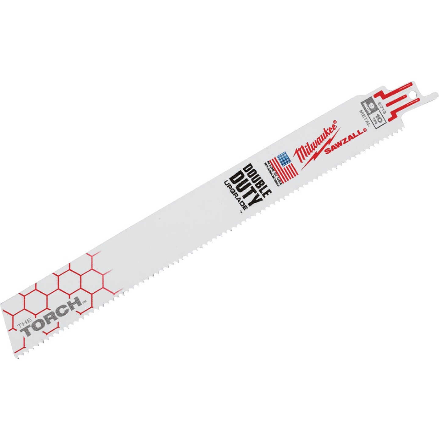 Milwaukee SAWZALL The TORCH 9 In. 10 TPI Metal Demolition Reciprocating Saw Blade (Bulk) Image 1