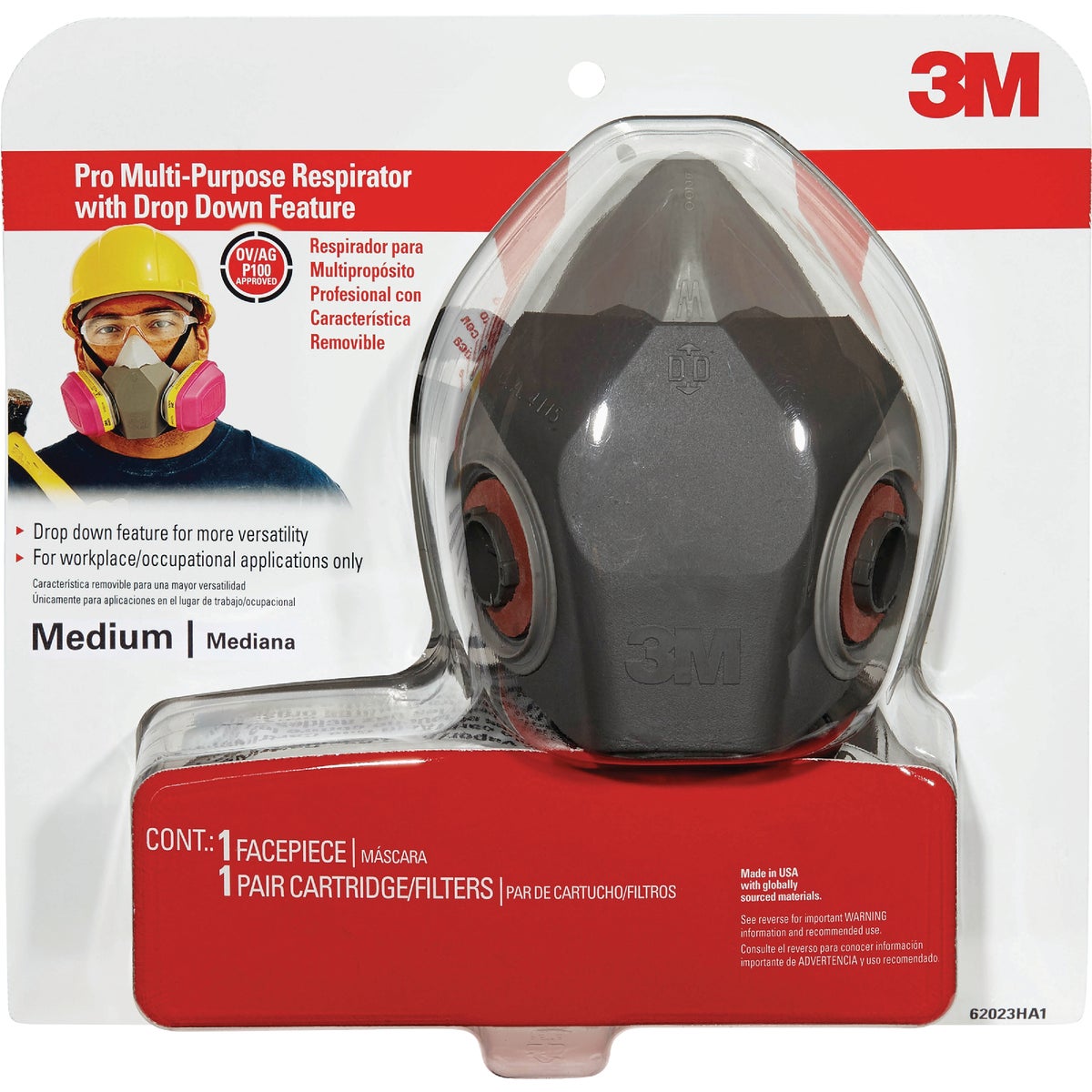 3M OV/AG/P100 Professional Multi-Purpose Respirator Image 2