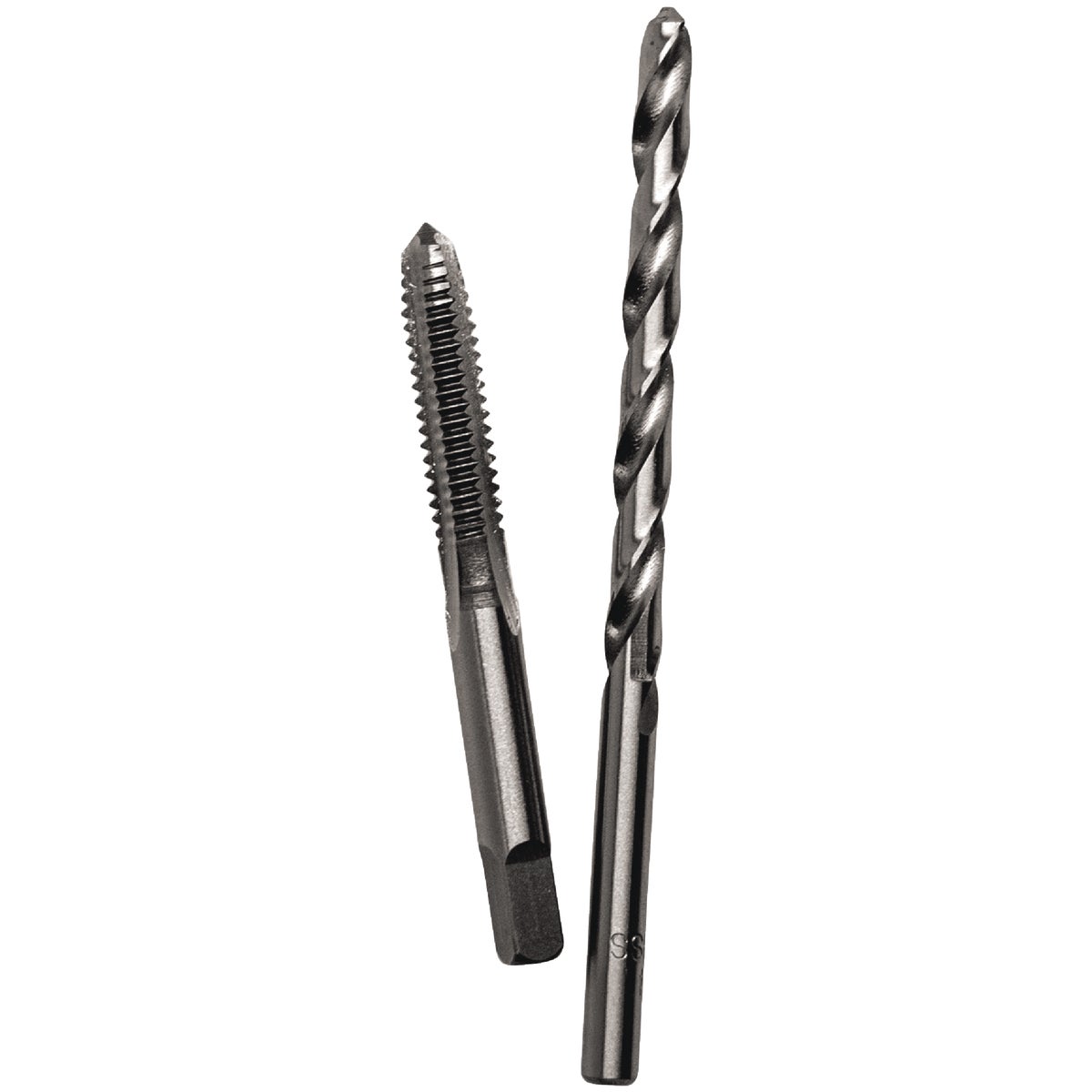 Century Drill & Tool 6 mm x 1.0 Metric Tap & #9 Wire Drill Bit Combo Pack Image 1