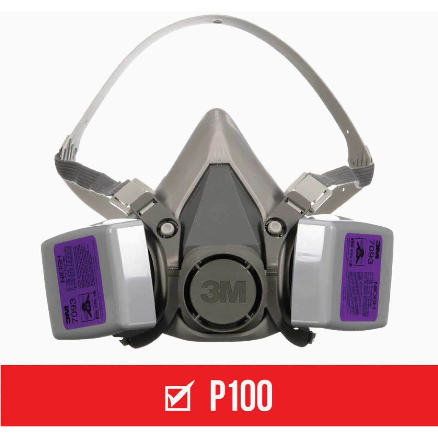 3M P100 Performance Respirator for Mold & Lead Paint Removal Image 1