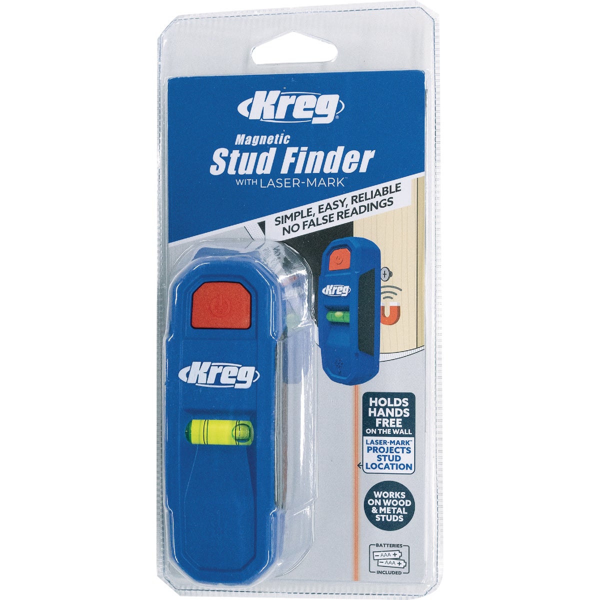 Kreg Magnetic Stud Finder with Laser-Mark Image 2