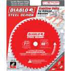 Diablo Steel Demon 7-1/4 In. 48-Tooth Cermet II Metal Circular Saw Blade, Bulk Image 2