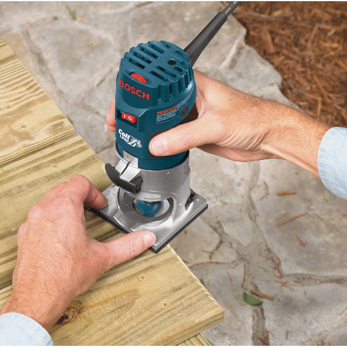 Bosch 5.6-Amp 1.0 HP Variable-Speed Fixed Base Palm Router Image 7