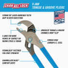 Channellock 9-1/2 In. V-Jaw Groove Joint Pliers Image 2