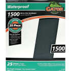 Gator Blade Waterproof 9 In. x 11 In. 1500 Grit Mirror Fine Sandpaper (25-Pack) Image 1