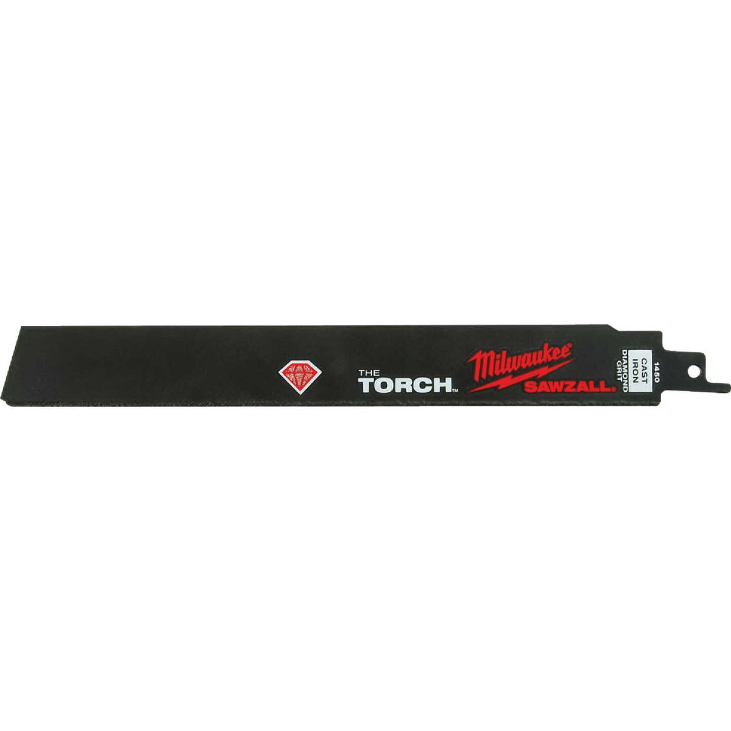 Milwaukee SAWZALL The TORCH 9 In. Diamond Grit Reciprocating Saw Blade Image 1