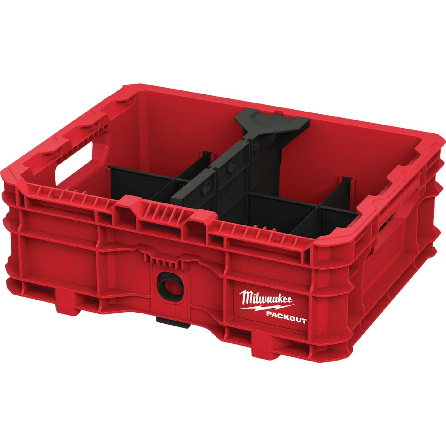 Milwaukee PACKOUT Low-Profile Crate Image 1