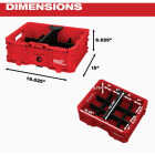 Milwaukee PACKOUT Low-Profile Crate Image 3