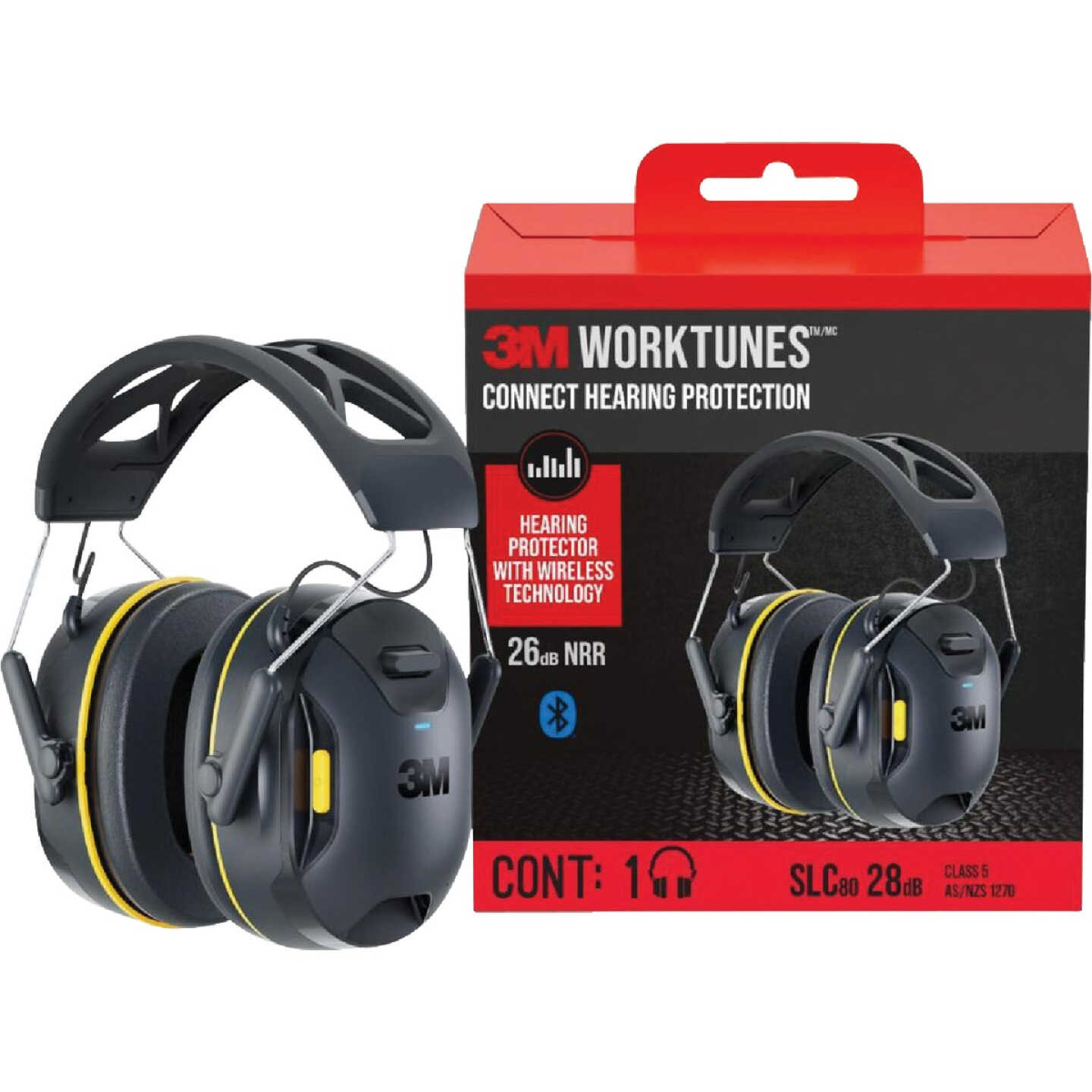 3M WorkTunes Connect Wireless Hearing Protector with Bluetooth Technology Image 1