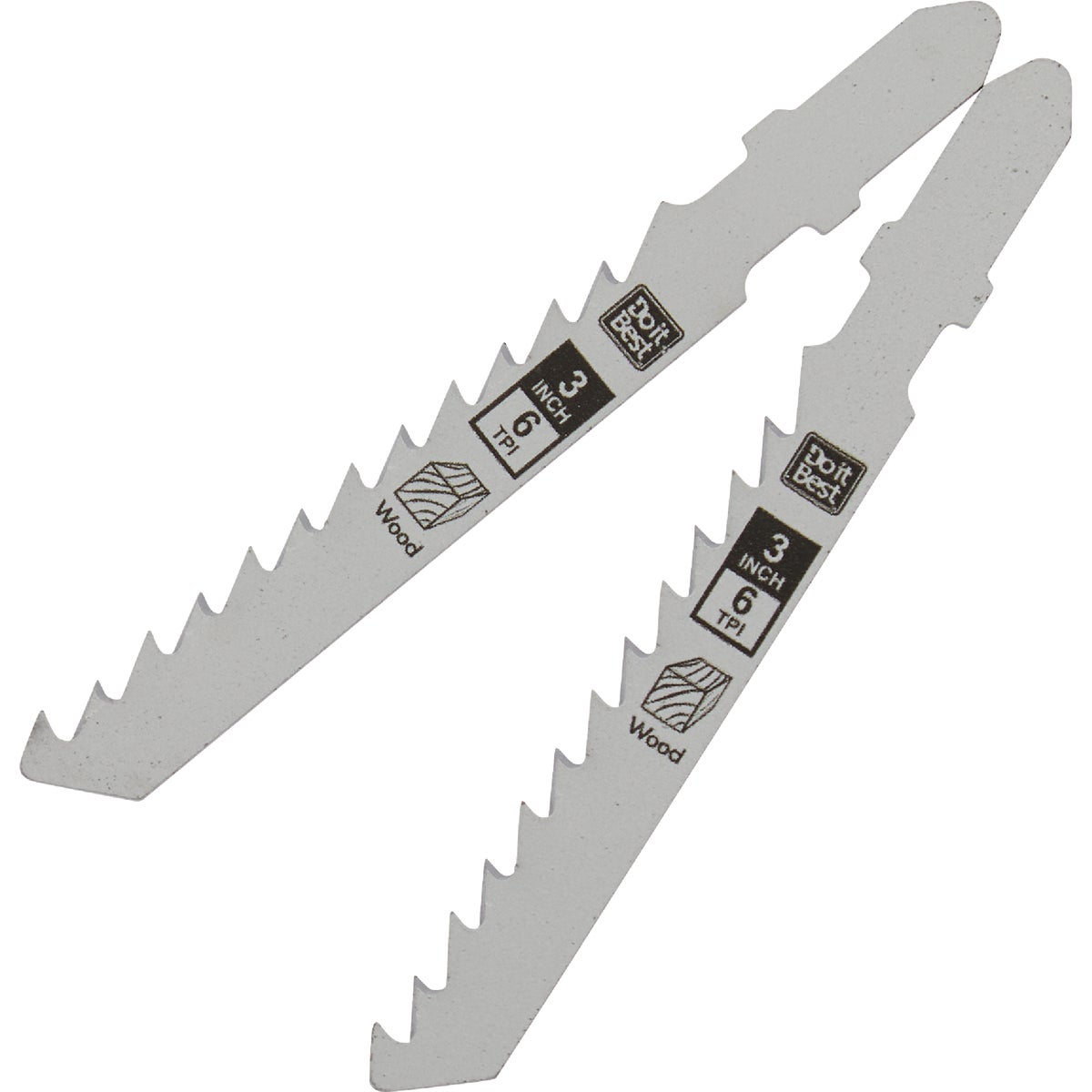 Do it Best T-Shank 3 In. 6 TPI Wood Cutting Jigsaw Blade (2-Pack) Image 2