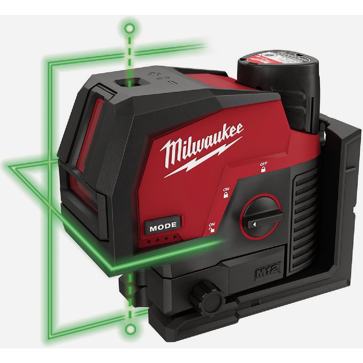 Milwaukee M12 Green Cross Line & Plumb Points Laser Kit  Image 2