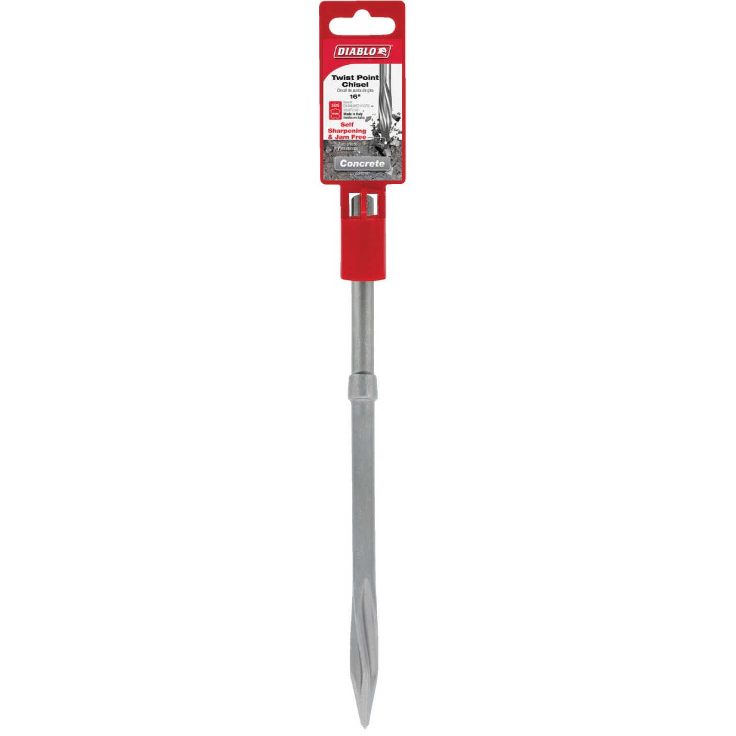 Diablo SDS-Max 1 In. x 16 In. Twist Point Chisel Bit Image 1
