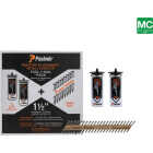 Paslode 1-1/2 In. x 0.148 In. Paper Tape Smooth Shank Heat Treated Brite Metal Connector Nail (1600-Count) with Fuel Cell Image 2