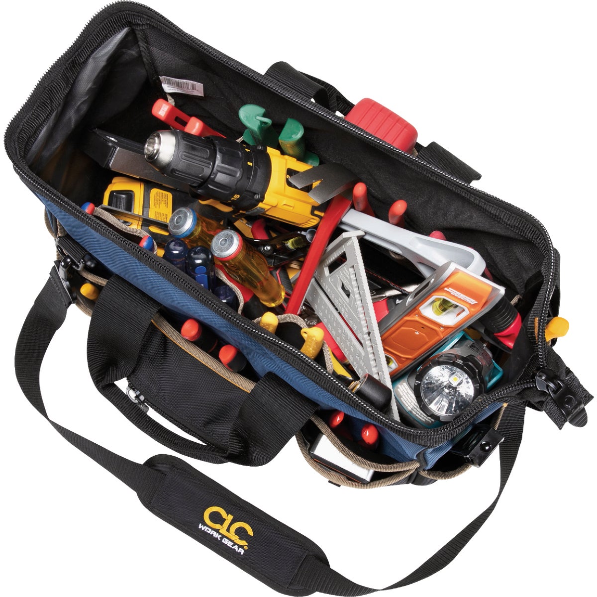 CLC 23-Pocket 16 In. Molded Base Open-Top Tool Bag Image 3