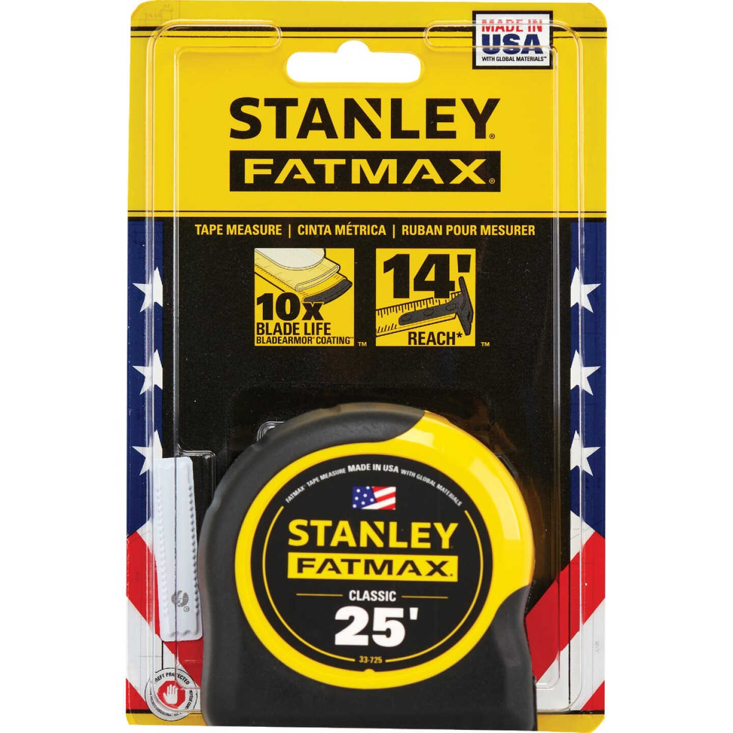 Stanley FatMax 25 Ft. Classic Tape Measure with 11 Ft. Standout Image 4
