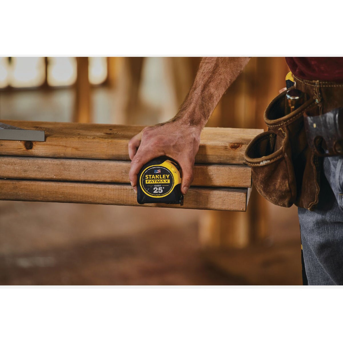Stanley FatMax 25 Ft. Classic Tape Measure with 11 Ft. Standout Image 2