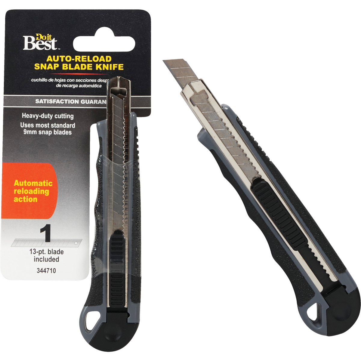 Do it 9mm 13-Point Blade Soft Grip Handle Knife