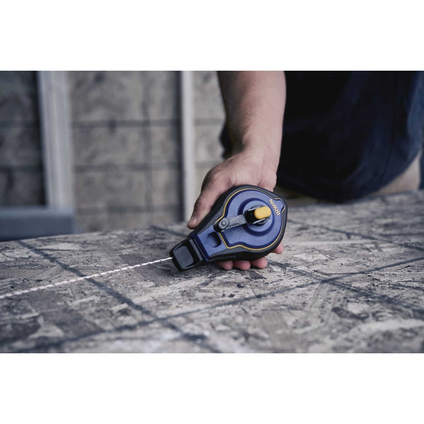 Irwin STRAIT-LINE Speed-Line Pro 100 Ft. Chalk Line Reel Image 6