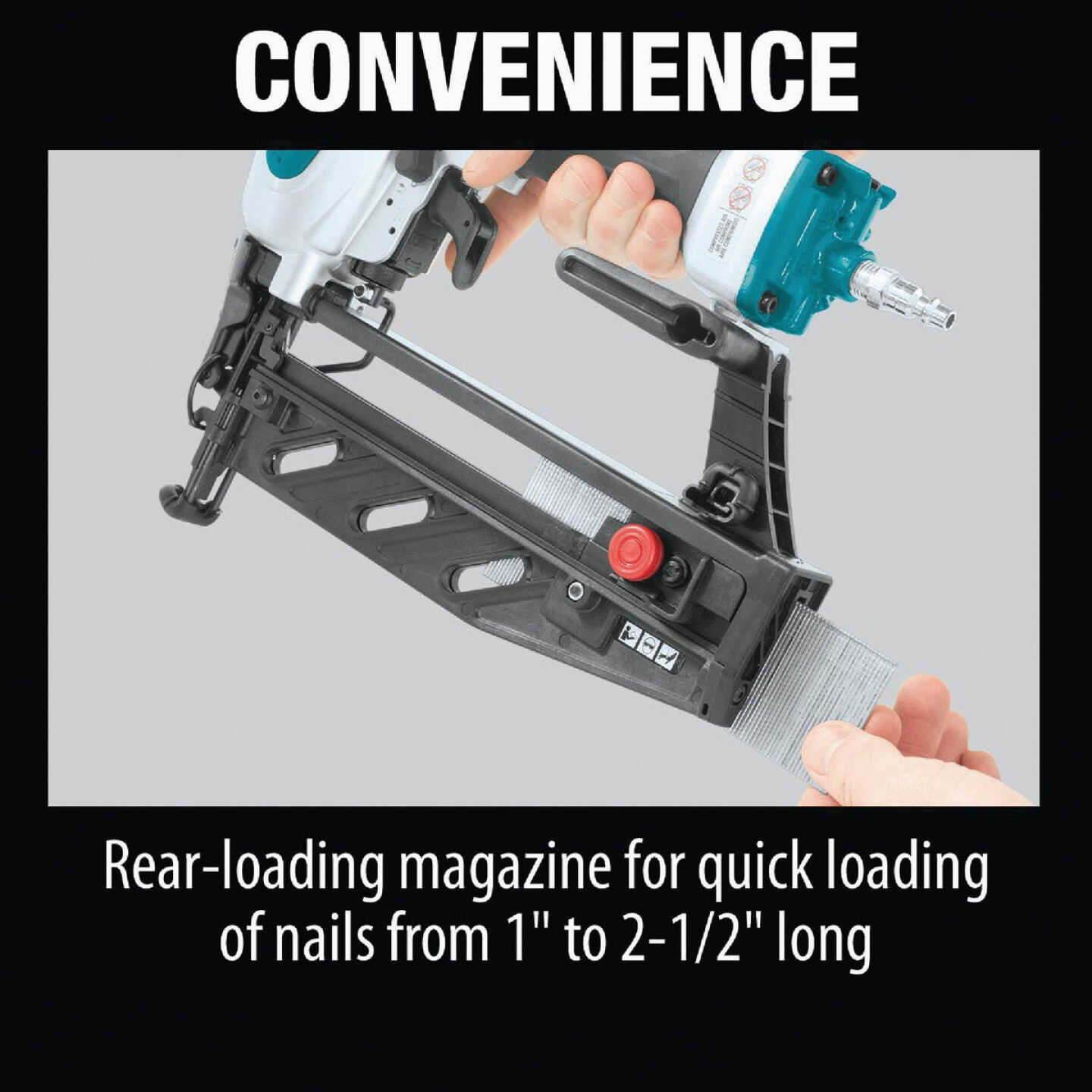 Makita 16-Gauge 2-1/2 In. Straight Finish Nailer Image 9