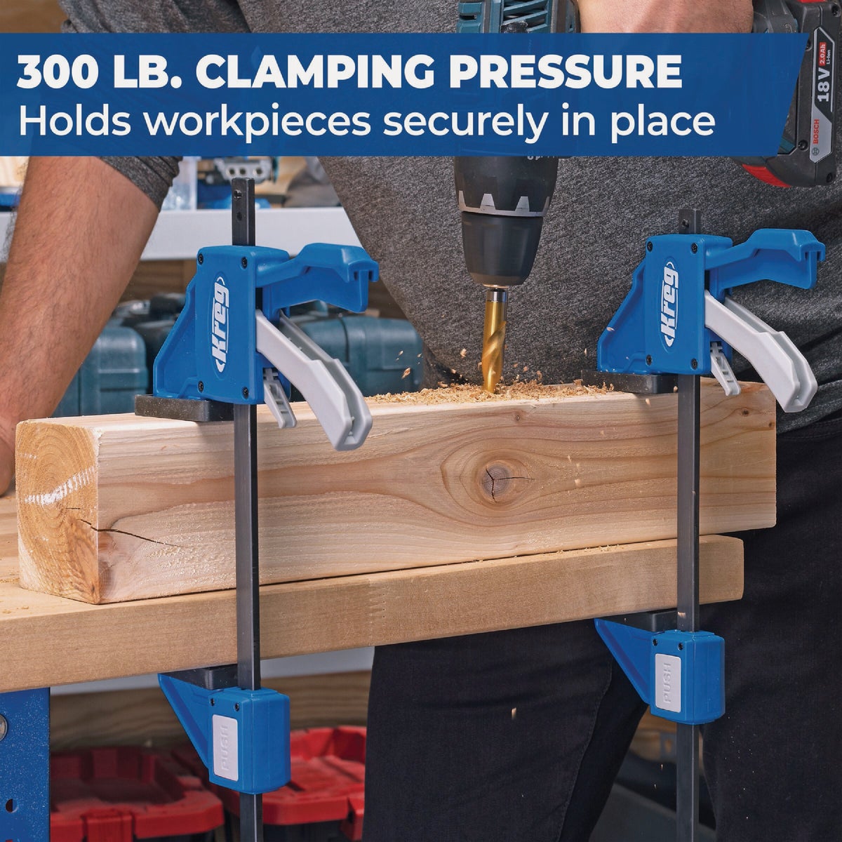 Kreg VersaGrip 24 In. Bar Clamp Image 4