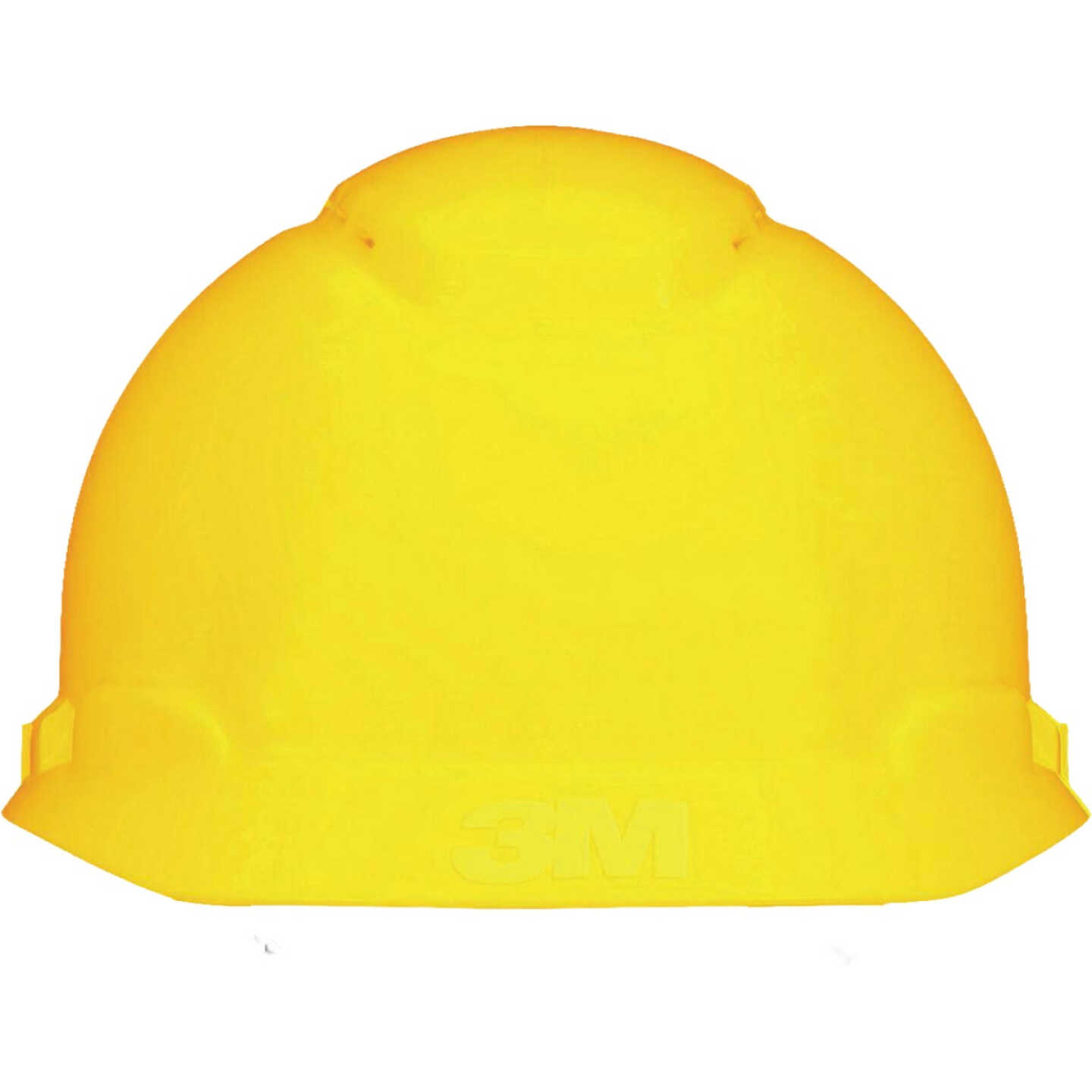 3M Yellow Vented Hard Hat with Pin Lock Image 3