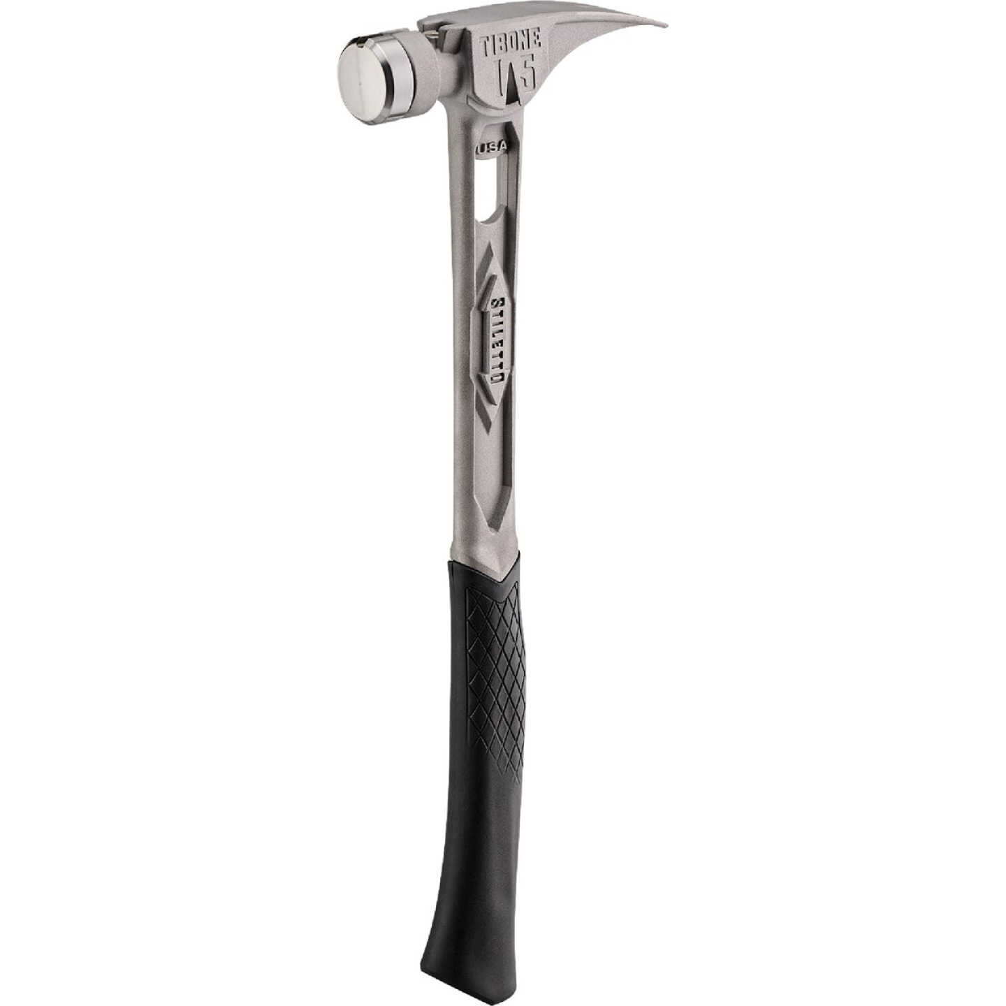 Stiletto TiBone 15 Oz. Smooth-Face Framing Hammer with Curved Titanium Handle Image 1