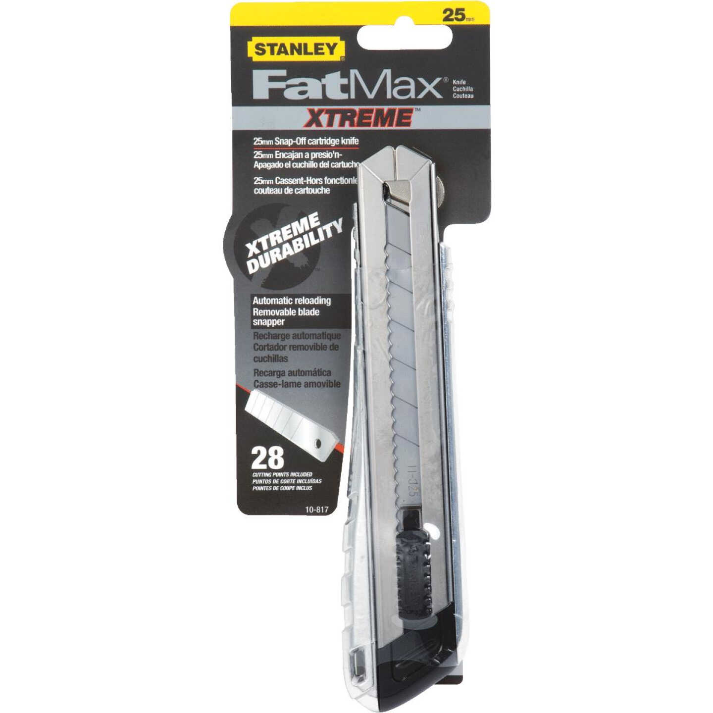 Stanley FatMax Xtreme 25mm 7-Point Snap-Off Knife Image 2
