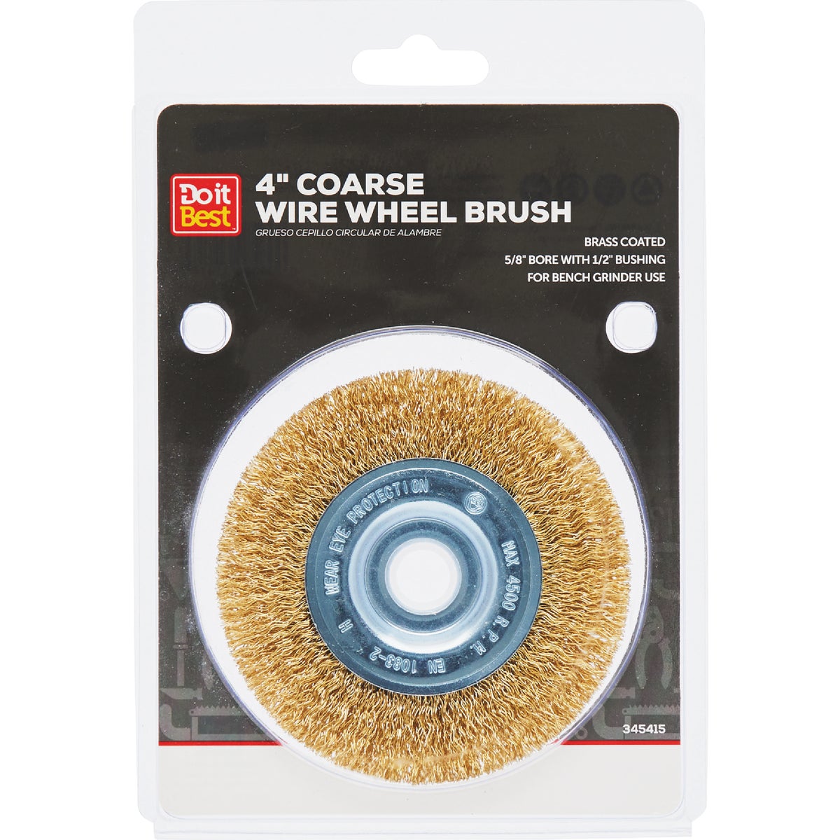 Do it Best 4 In. Coarse Bench Grinder Wire Wheel